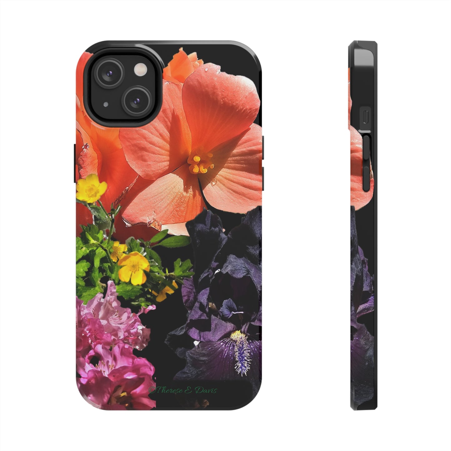 'Floral Armor' - Durable iPhone Cases (Models 13-15)