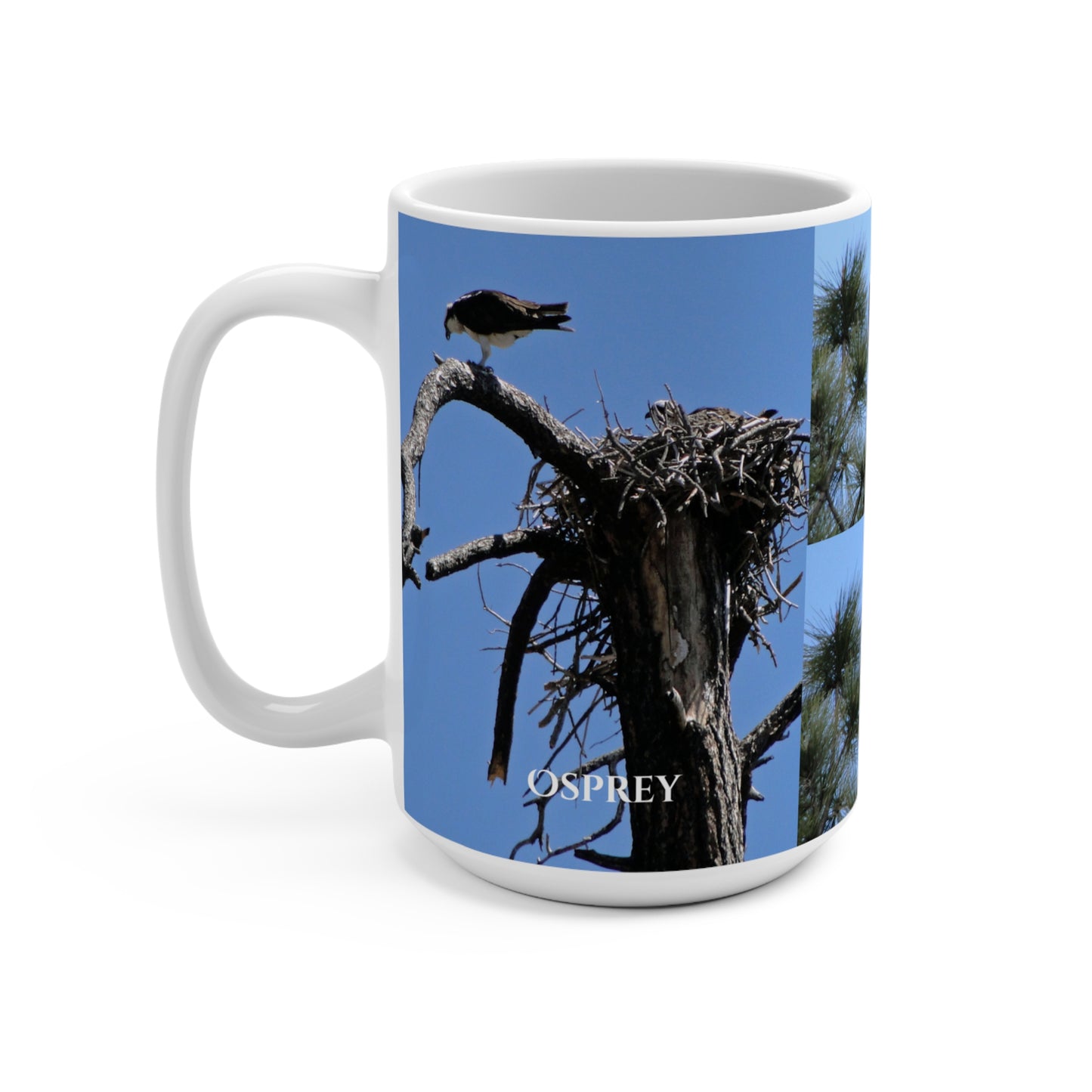 'Osprey - Photo Showcase' Artistic Mug - 15oz (MC-00140-01-15-SP-Wh)