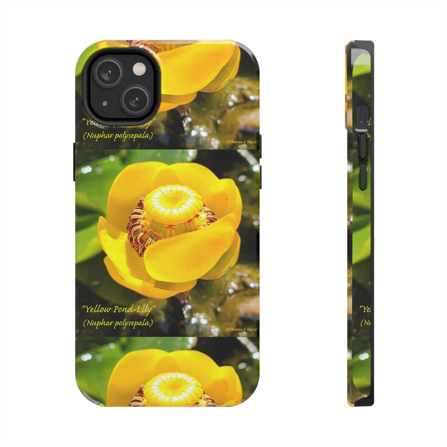 'Pond Lily Serenity' - Tough iPhone Cases (Models 7-15) (PT-00102-02-iP-SP-Bl)