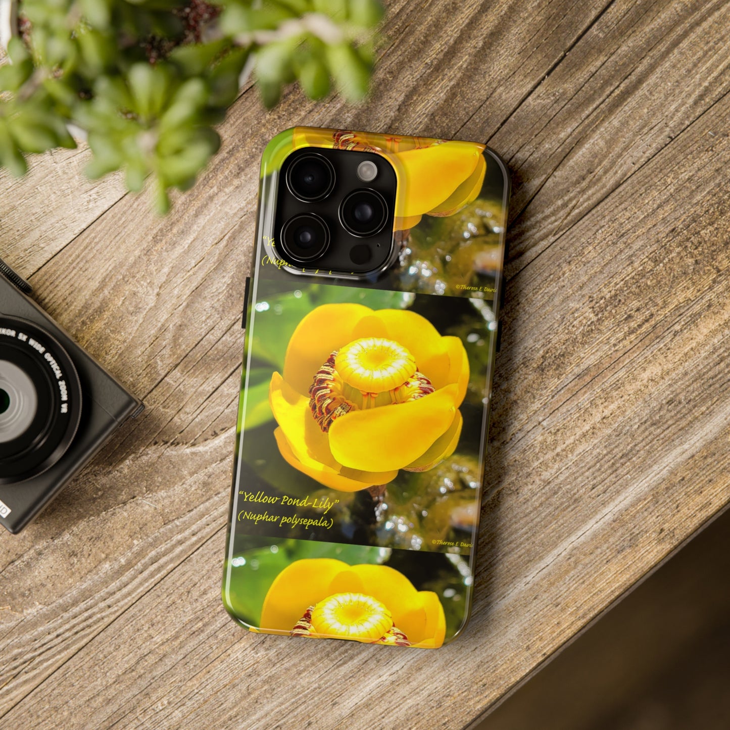 'Pond Lily Serenity' - Tough iPhone Cases (Models 7-15) (PT-00102-02-iP-SP-Bl)