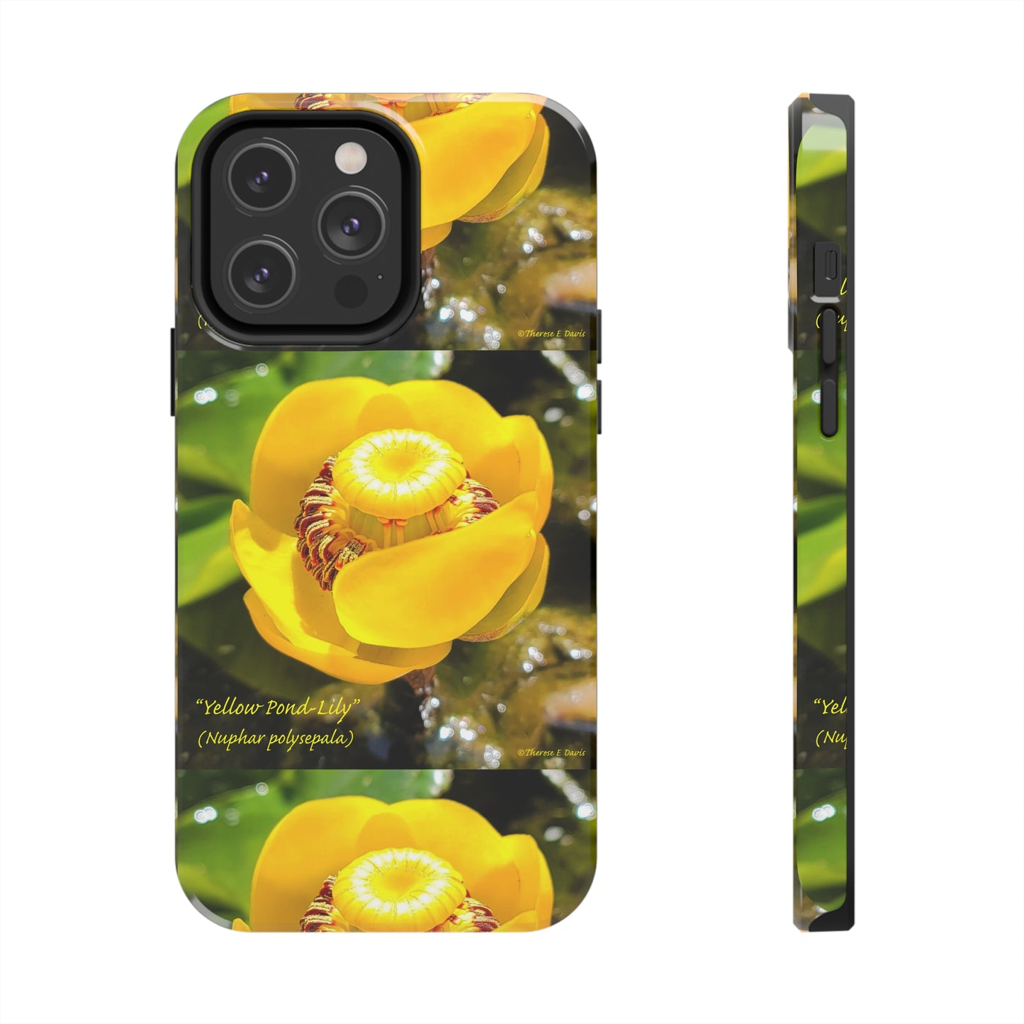 'Pond Lily Serenity' - Tough iPhone Cases (Models 7-15) (PT-00102-02-iP-SP-Bl)