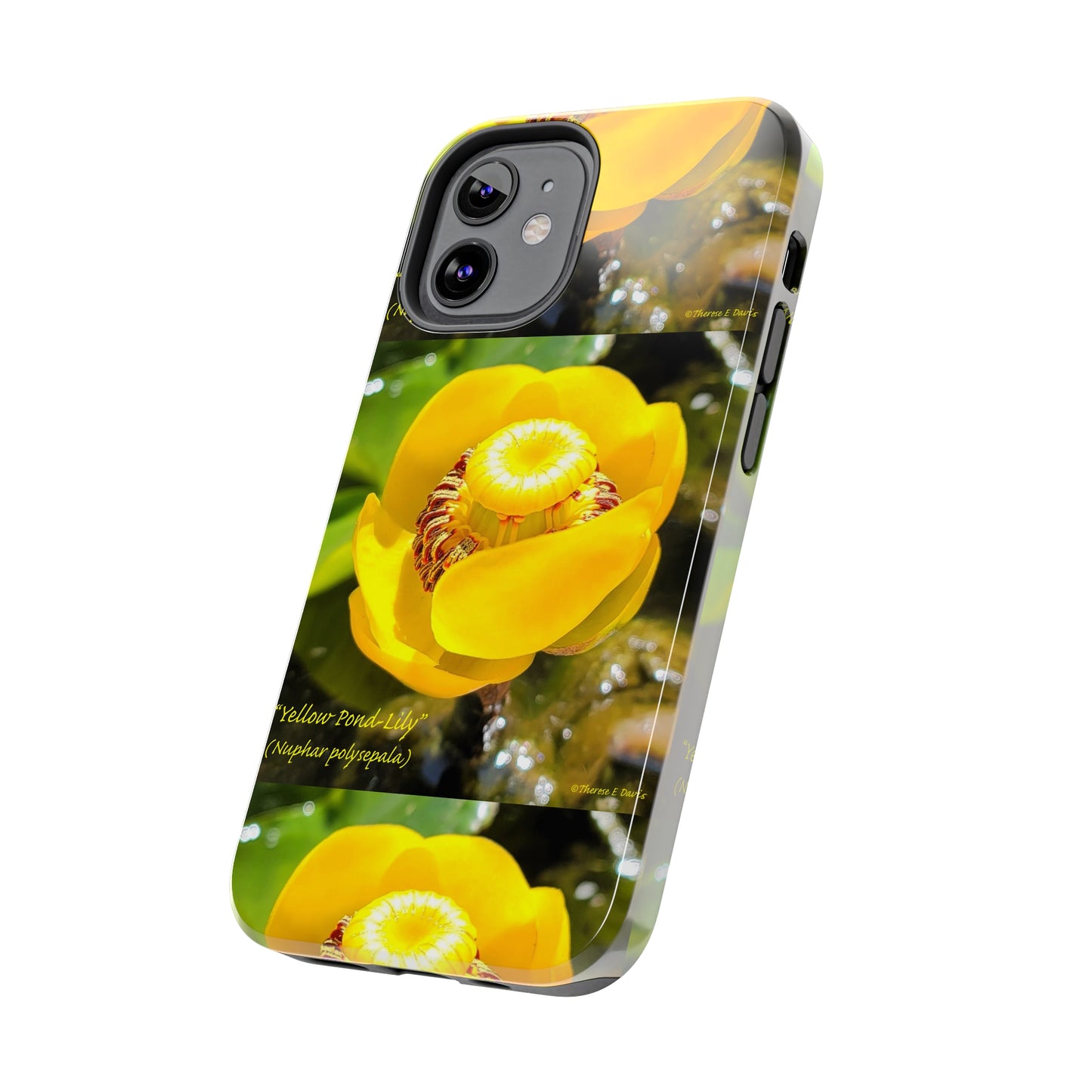 'Pond Lily Serenity' - Tough iPhone Cases (Models 7-15) (PT-00102-02-iP-SP-Bl)