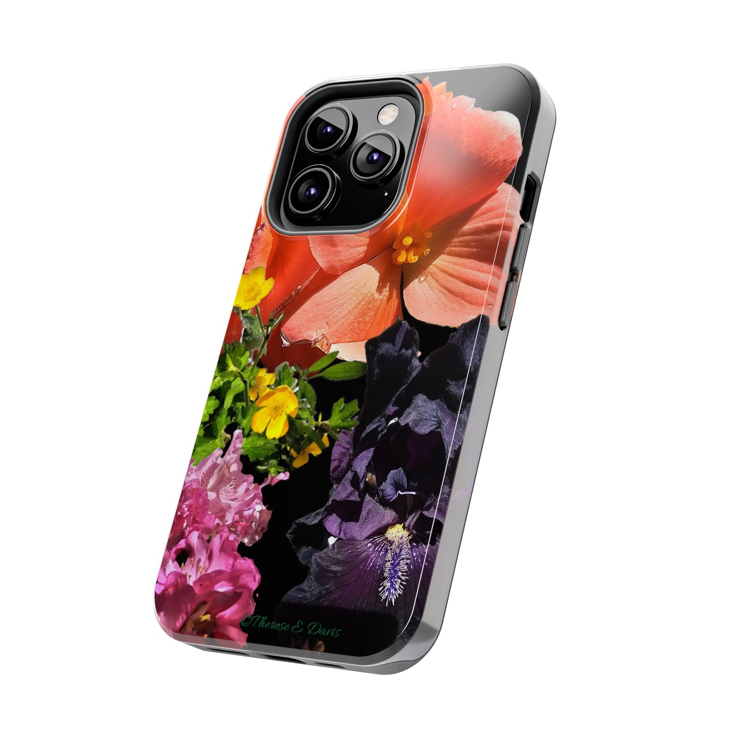 'Floral Armor' - Durable iPhone Cases (Models 13-15)
