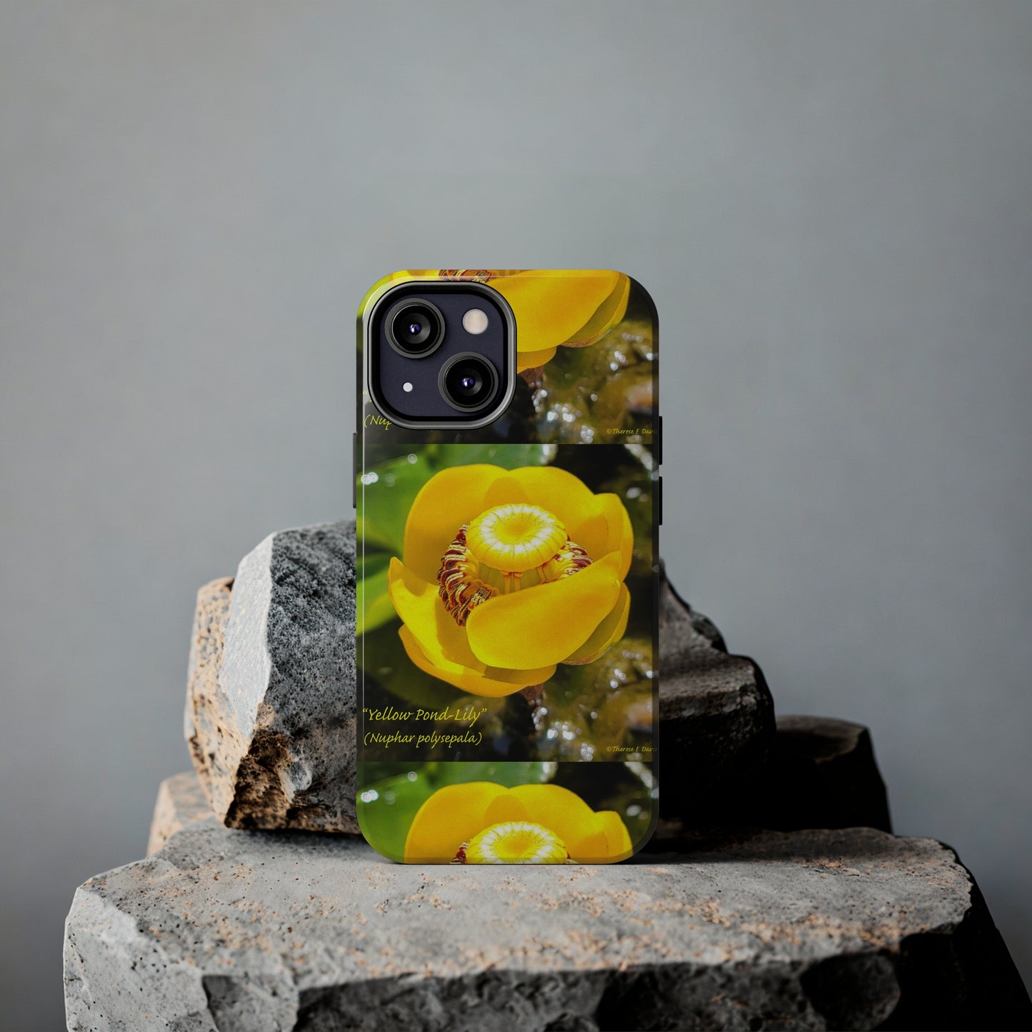 'Pond Lily Serenity' - Tough iPhone Cases (Models 7-15) (PT-00102-02-iP-SP-Bl)
