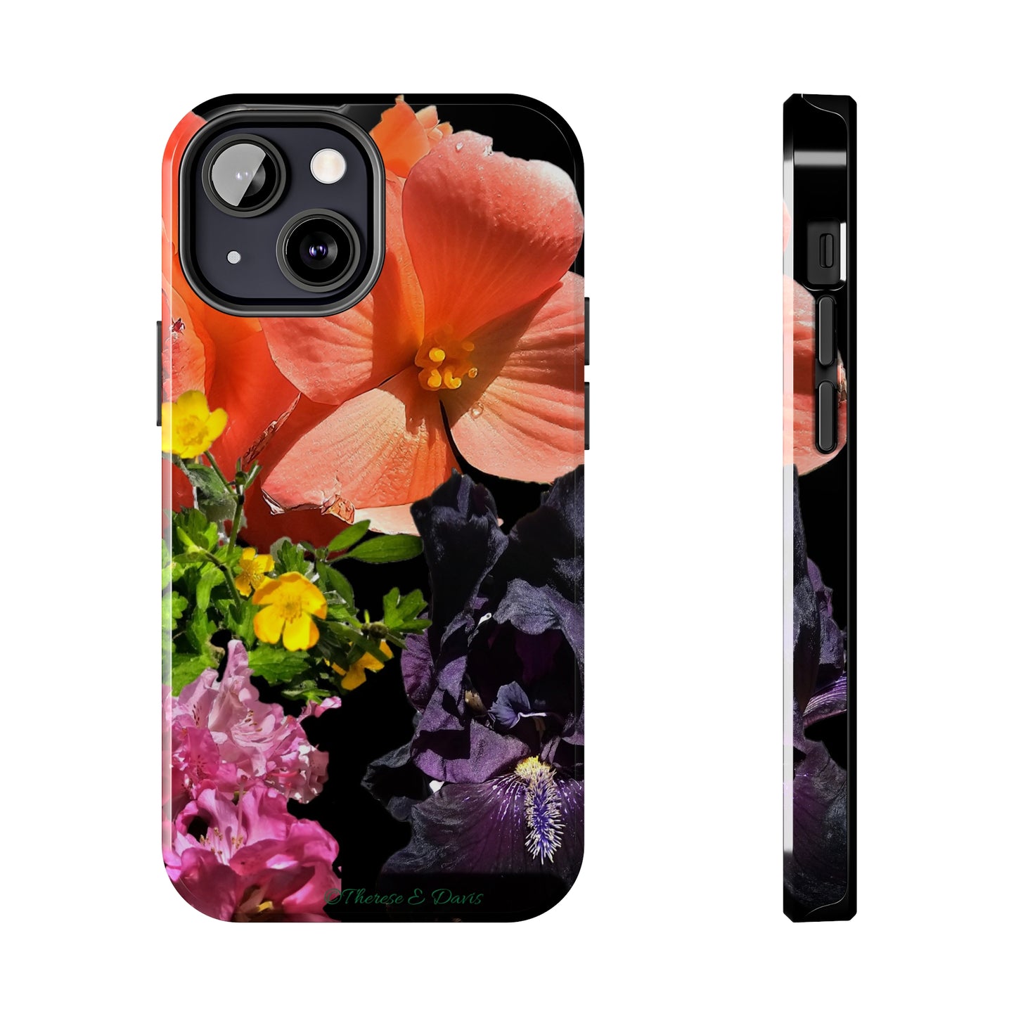 'Floral Armor' - Durable iPhone Cases (Models 13-15)