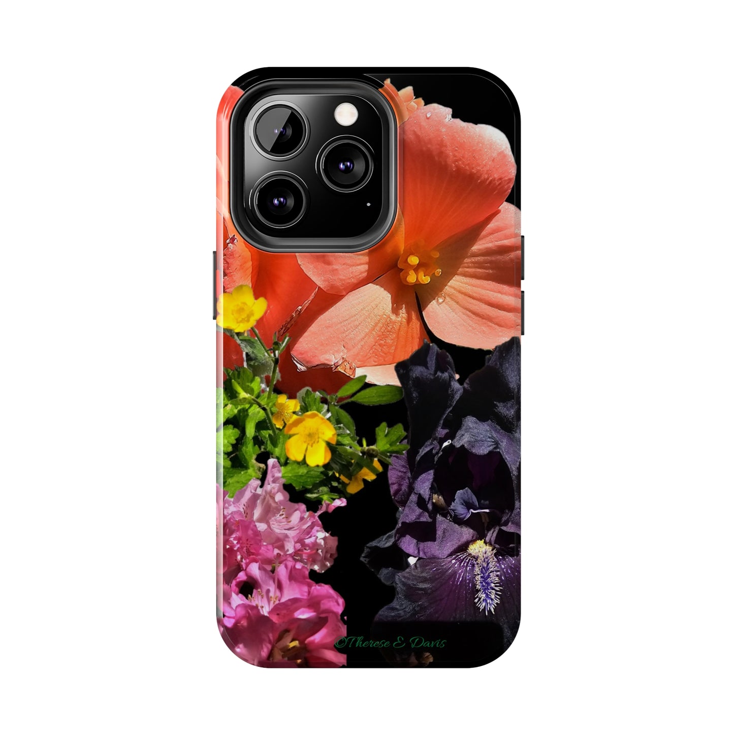 'Floral Armor' - Durable iPhone Cases (Models 13-15)