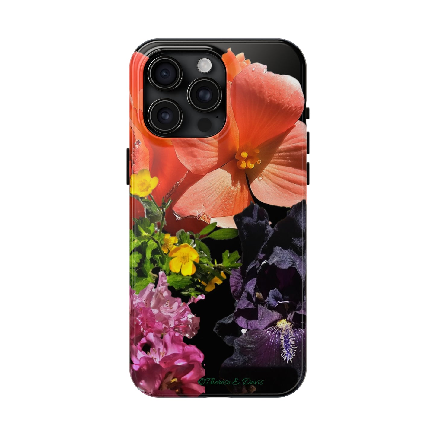 'Floral Armor' - Durable iPhone Cases (Models 13-15)
