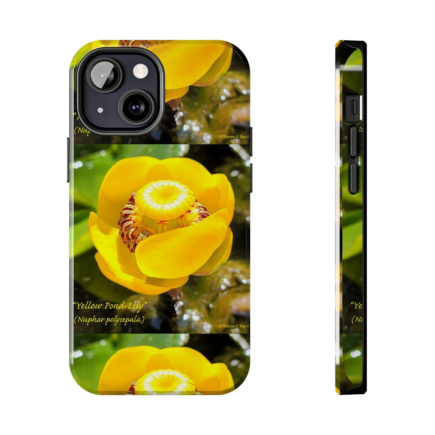 'Pond Lily Serenity' - Tough iPhone Cases (Models 7-15) (PT-00102-02-iP-SP-Bl)