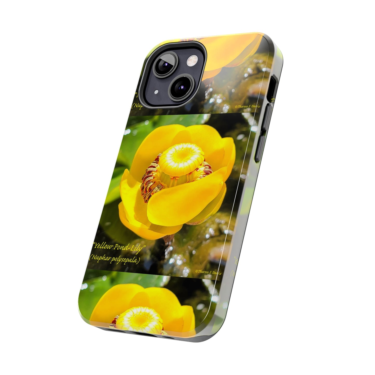 'Pond Lily Serenity' - Tough iPhone Cases (Models 7-15) (PT-00102-02-iP-SP-Bl)