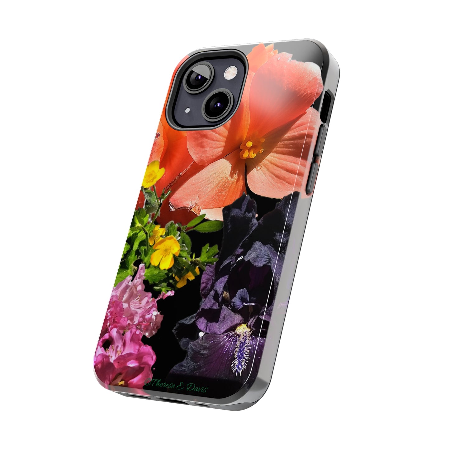 'Floral Armor' - Durable iPhone Cases (Models 13-15)