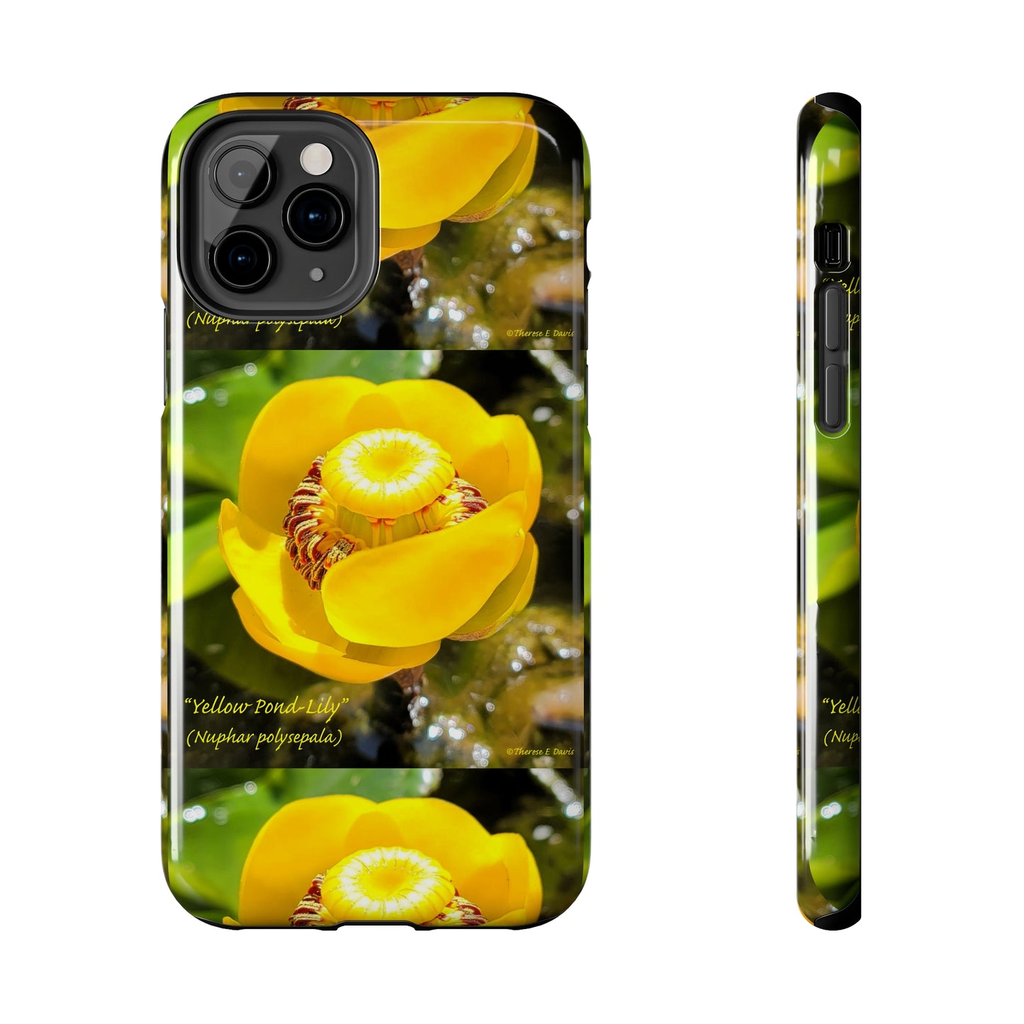 'Pond Lily Serenity' - Tough iPhone Cases (Models 7-15) (PT-00102-02-iP-SP-Bl)