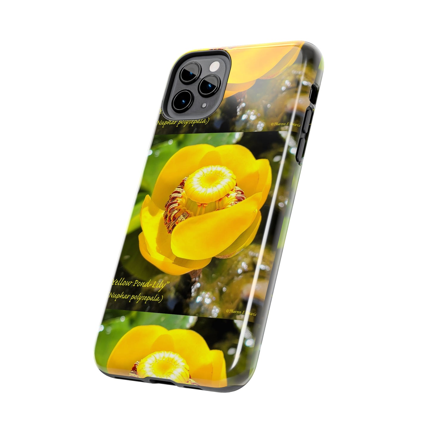 'Pond Lily Serenity' - Tough iPhone Cases (Models 7-15) (PT-00102-02-iP-SP-Bl)