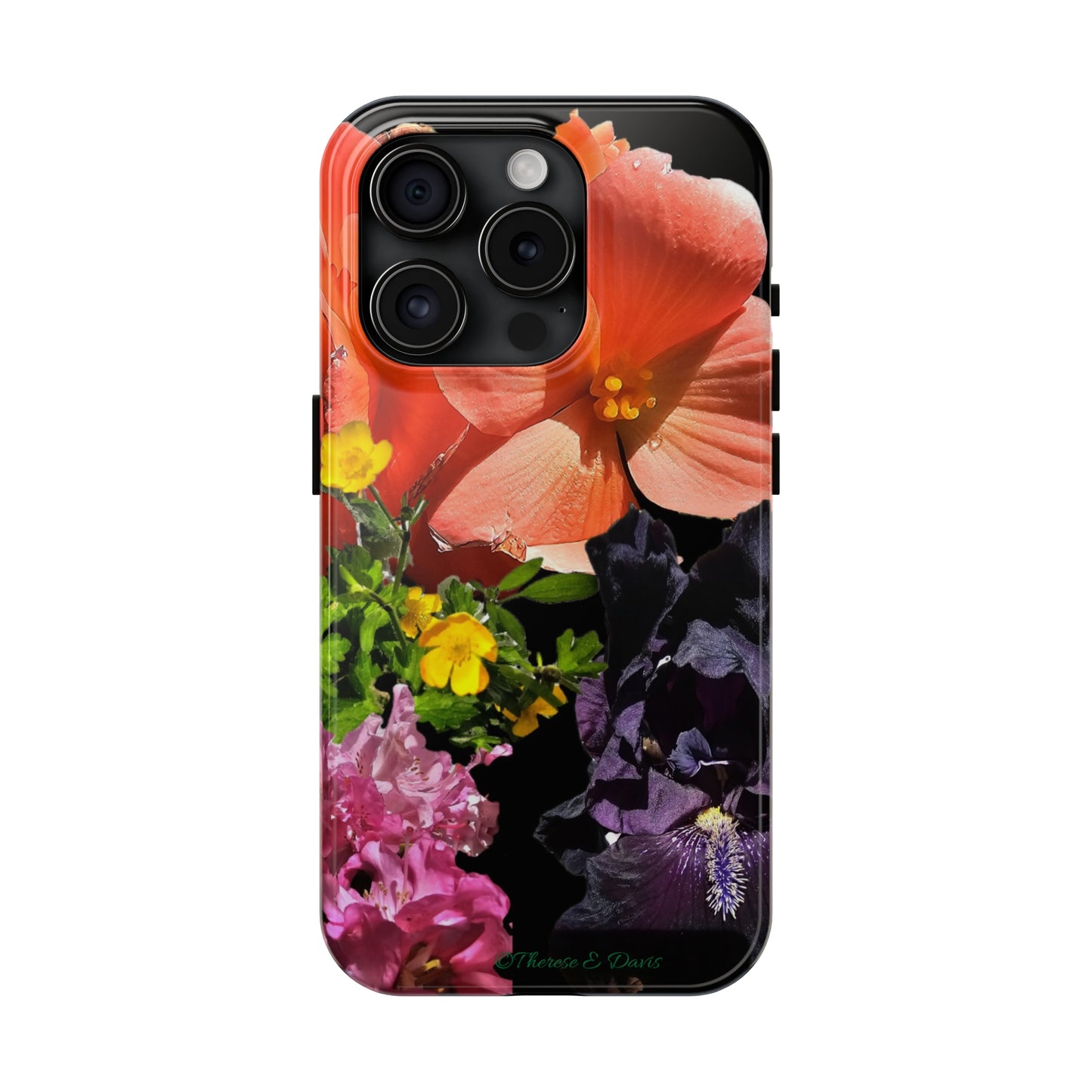 'Floral Armor' - Durable iPhone Cases (Models 13-15)