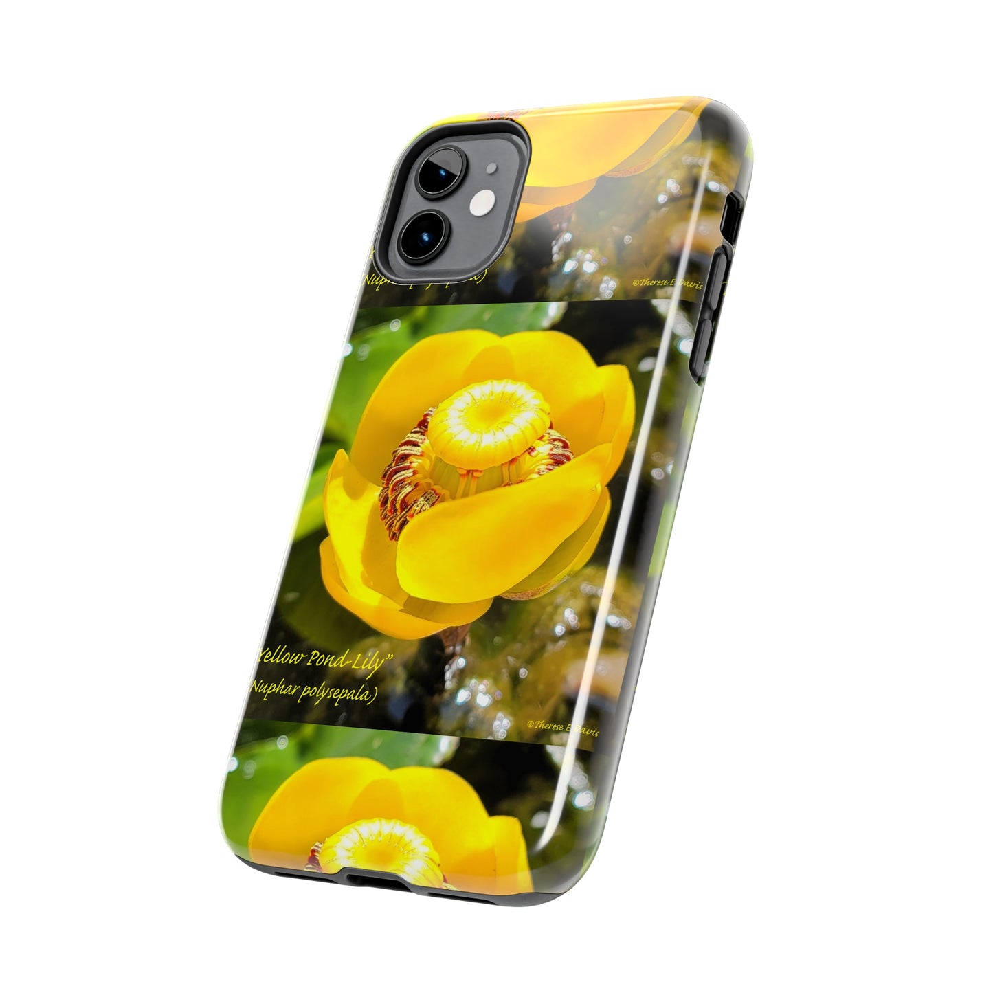 'Pond Lily Serenity' - Tough iPhone Cases (Models 7-15) (PT-00102-02-iP-SP-Bl)