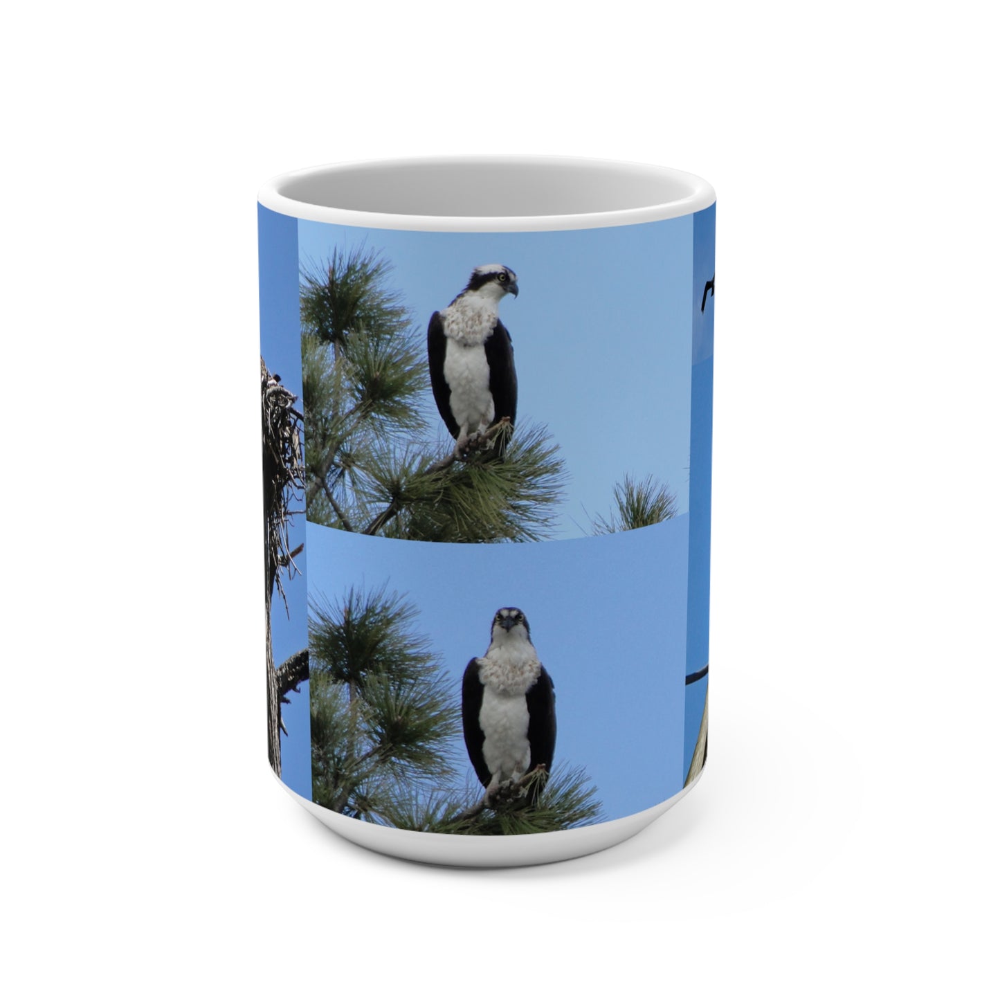 'Osprey - Photo Showcase' Artistic Mug - 15oz (MC-00140-01-15-SP-Wh)
