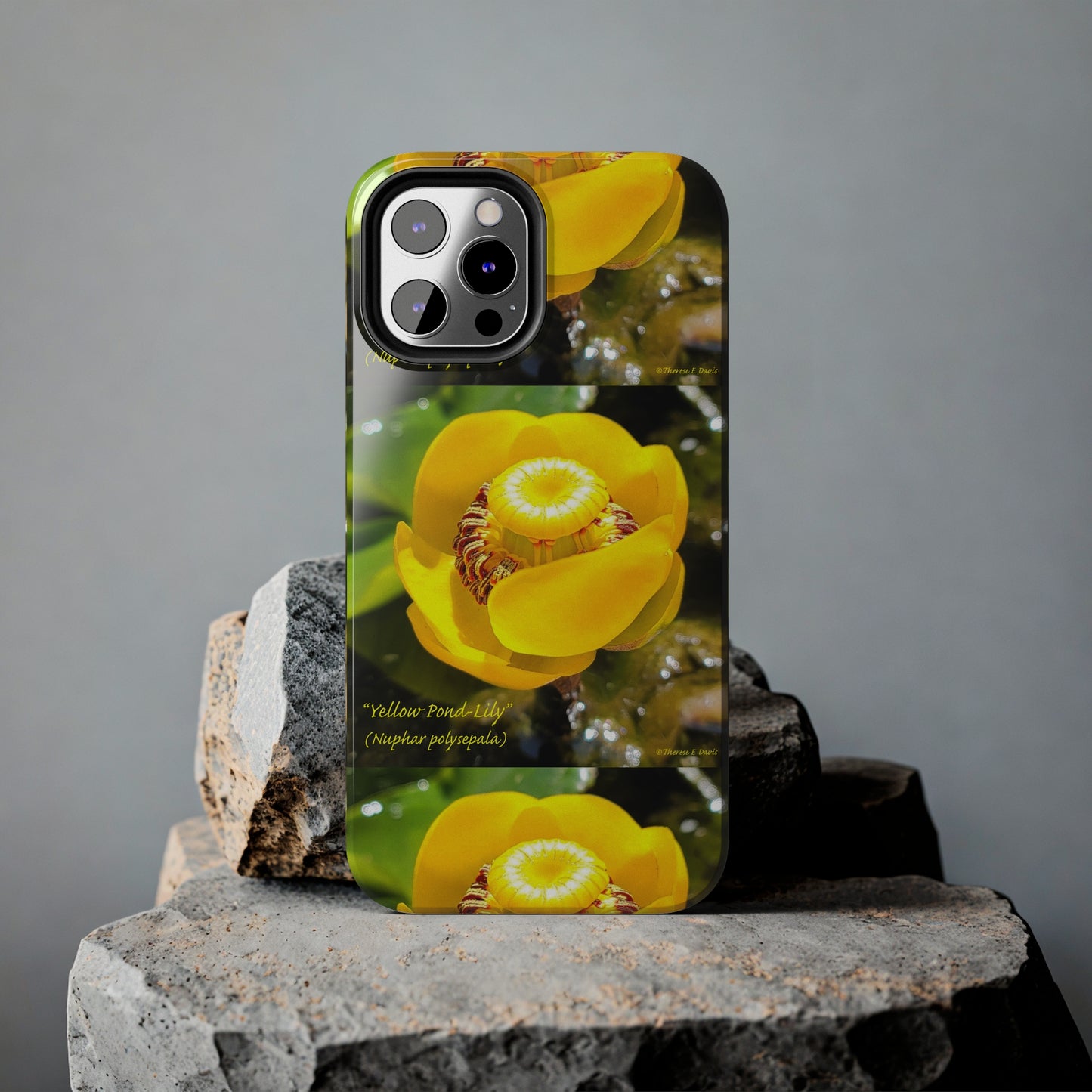 'Pond Lily Serenity' - Tough iPhone Cases (Models 7-15) (PT-00102-02-iP-SP-Bl)
