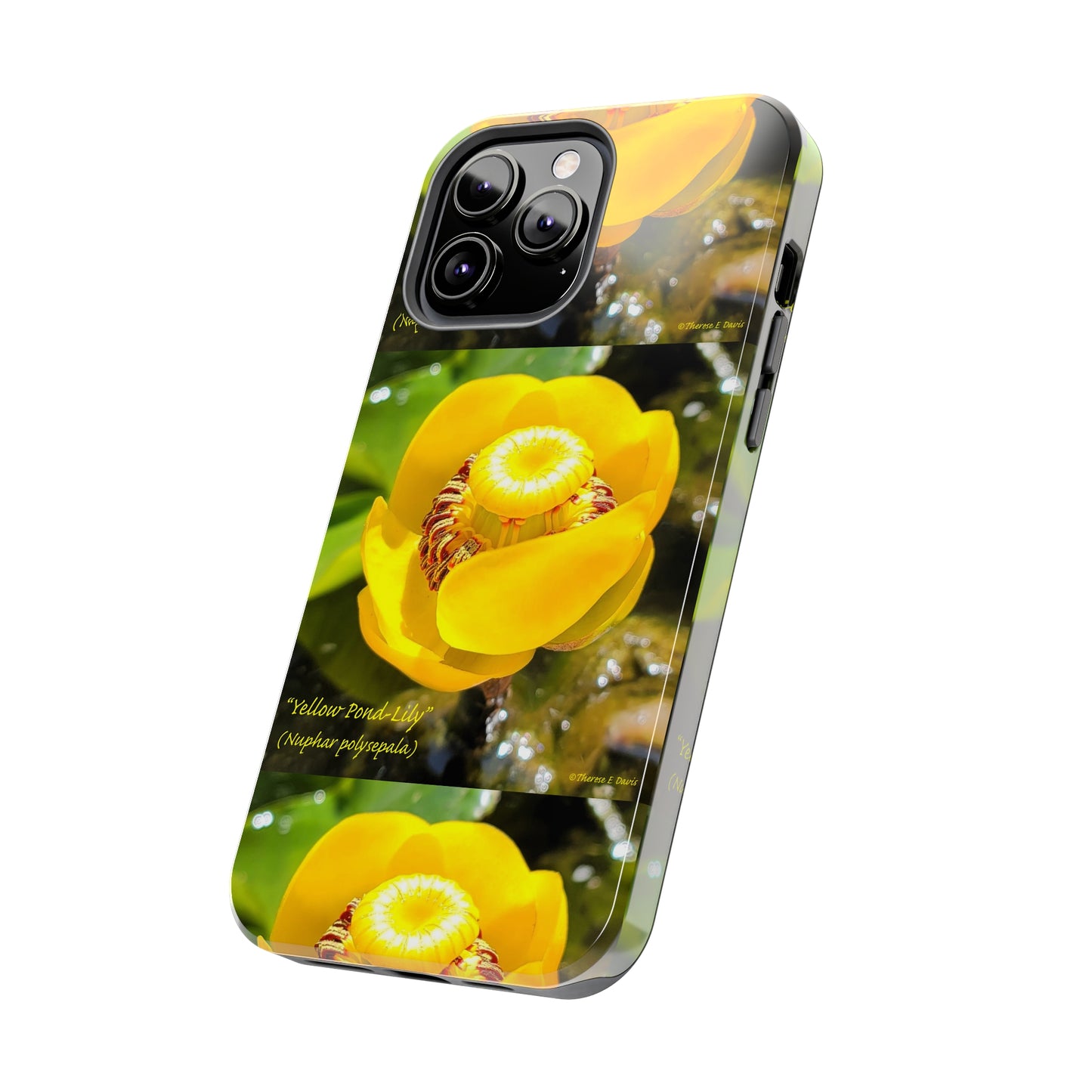 'Pond Lily Serenity' - Tough iPhone Cases (Models 7-15) (PT-00102-02-iP-SP-Bl)
