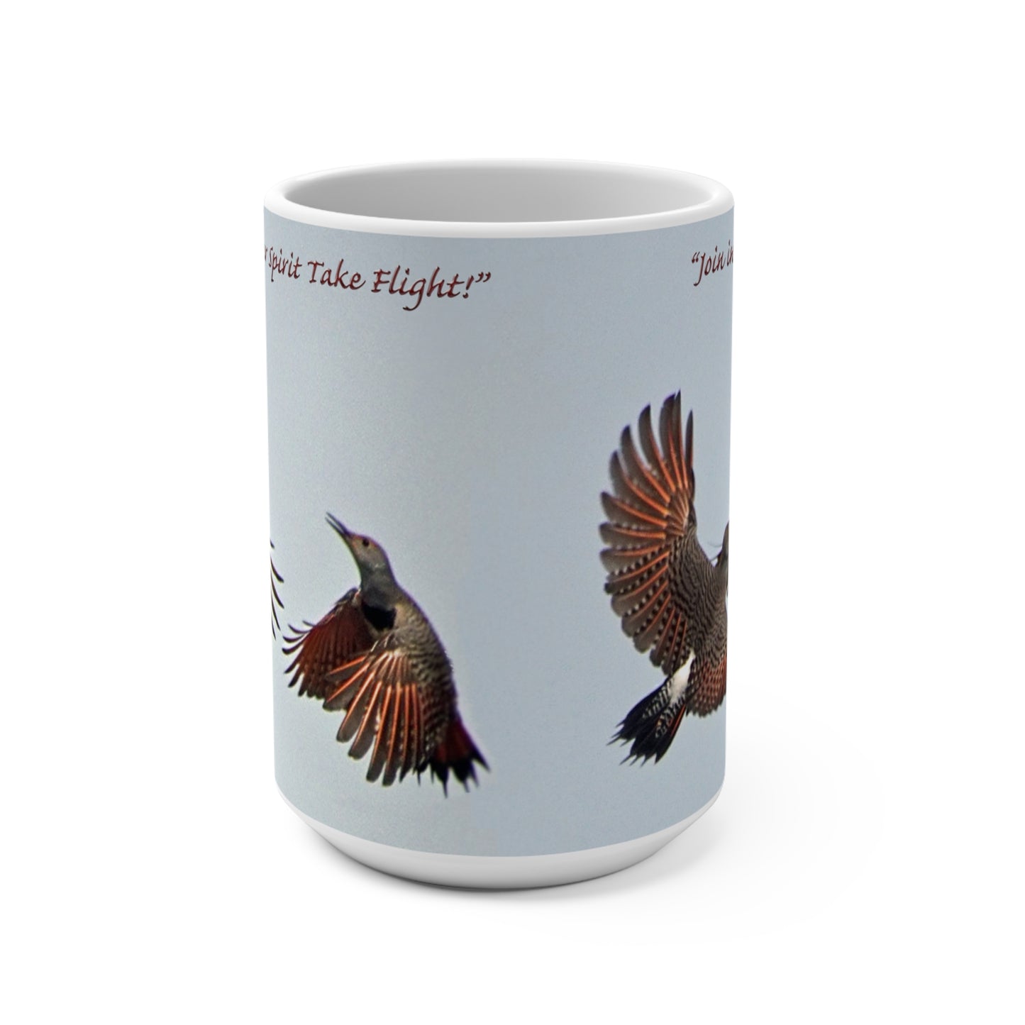 'Flickers - Join in the Dance' Artistic Mug -15oz (MC-00106-04-15-SP-WH)