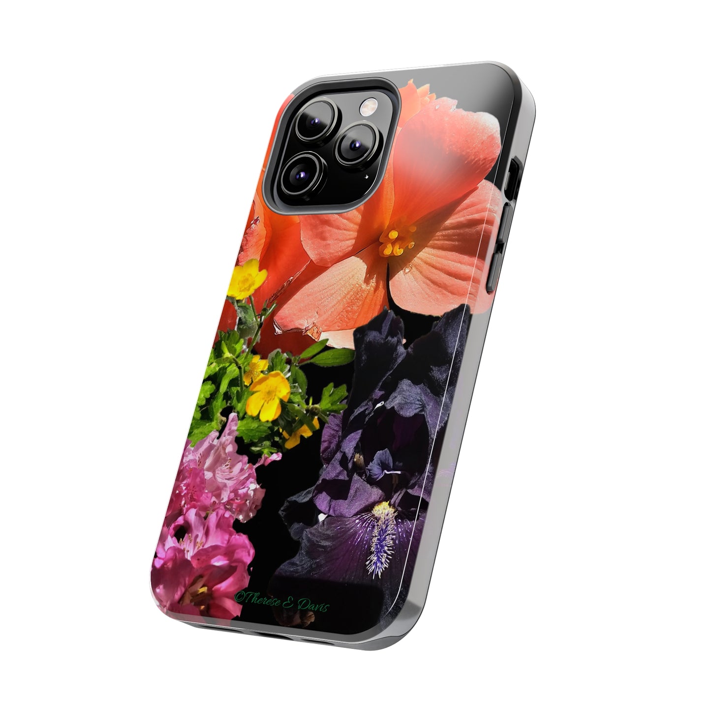 'Floral Armor' - Durable iPhone Cases (Models 13-15)