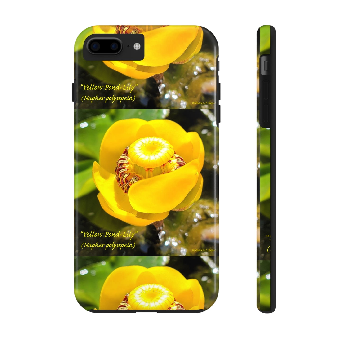 'Pond Lily Serenity' - Tough iPhone Cases (Models 7-15) (PT-00102-02-iP-SP-Bl)