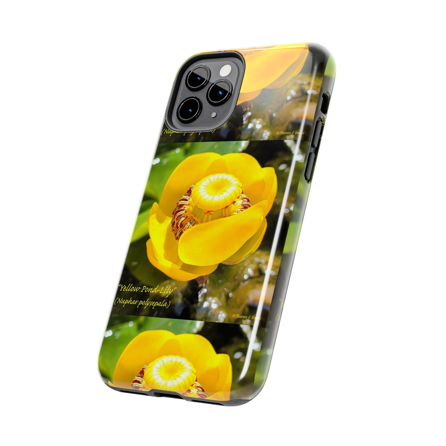 'Pond Lily Serenity' - Tough iPhone Cases (Models 7-15) (PT-00102-02-iP-SP-Bl)