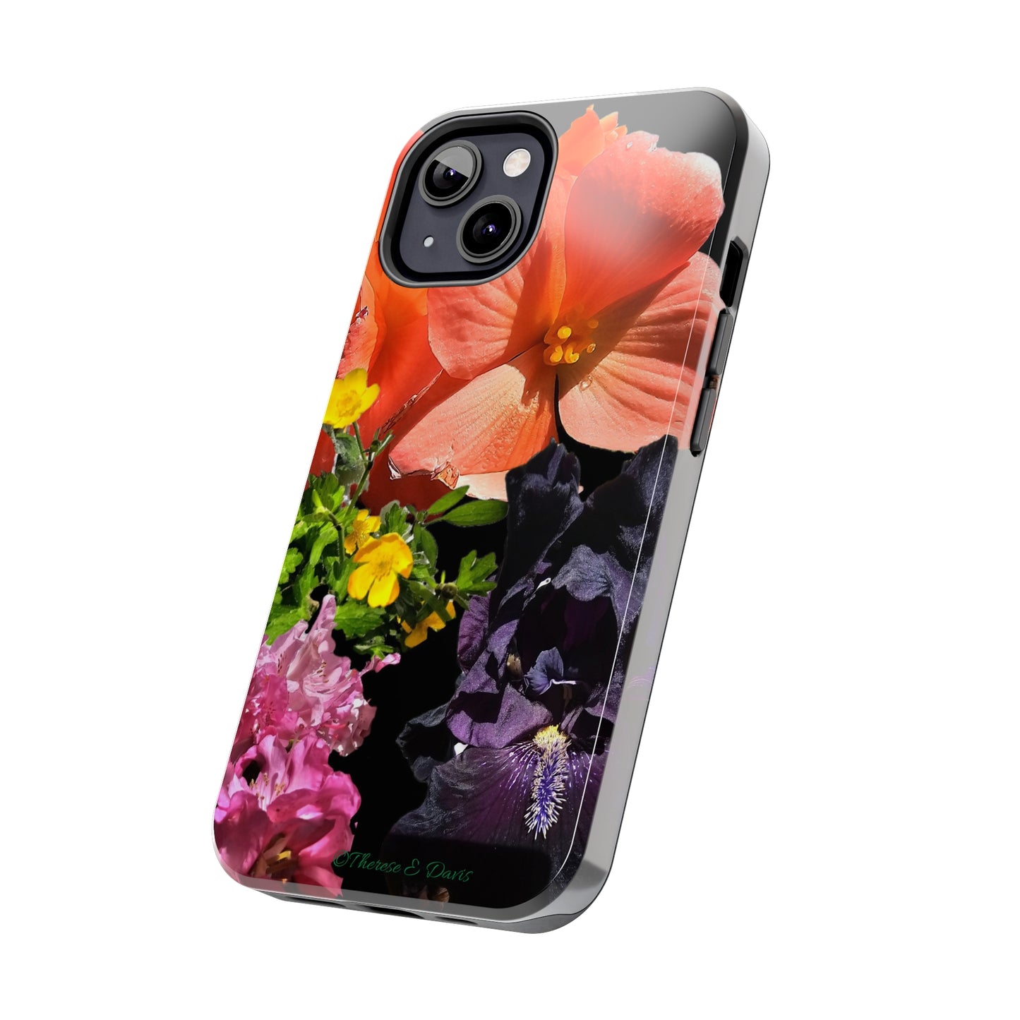 'Floral Armor' - Durable iPhone Cases (Models 13-15)
