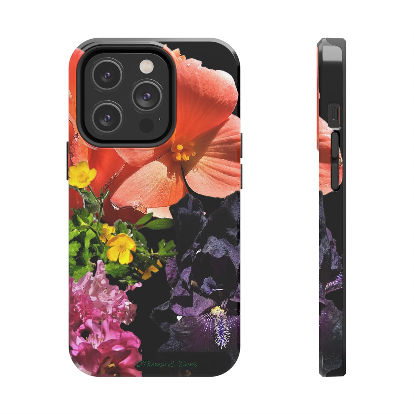 'Floral Armor' - Durable iPhone Cases (Models 13-15)