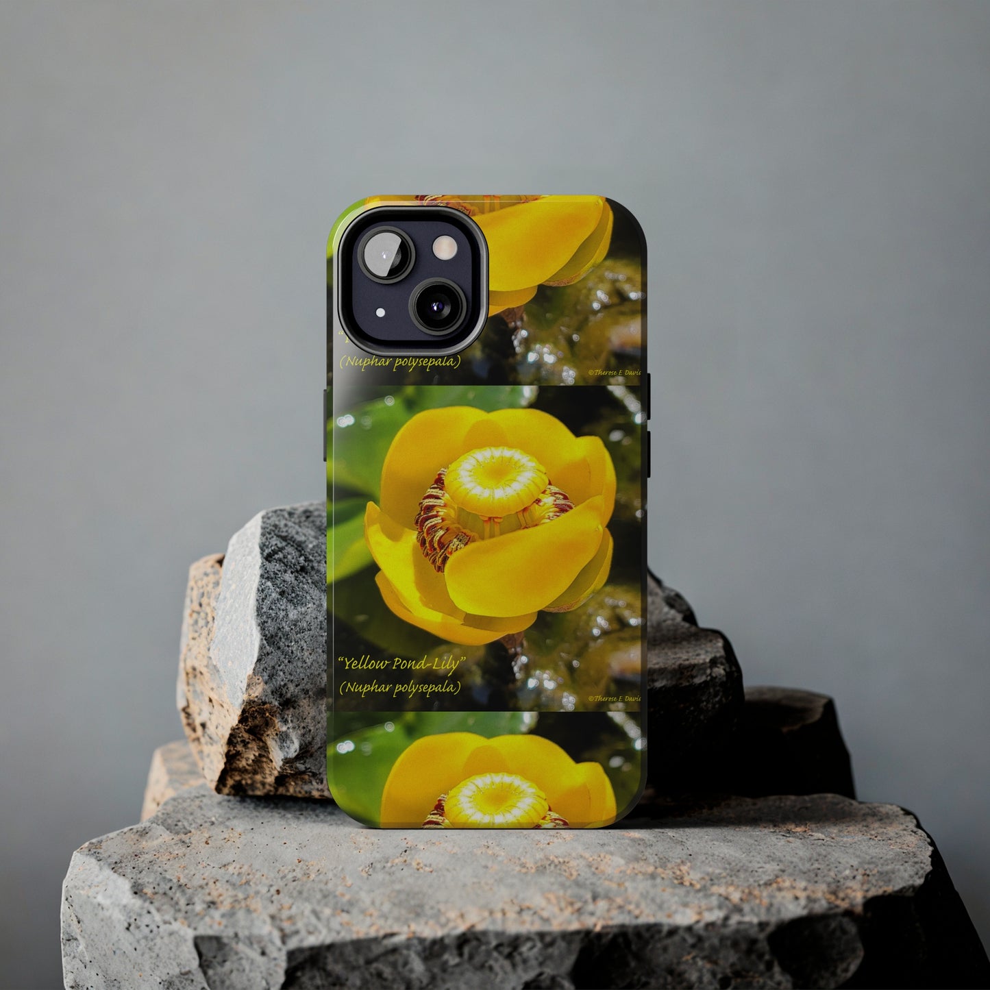 'Pond Lily Serenity' - Tough iPhone Cases (Models 7-15) (PT-00102-02-iP-SP-Bl)
