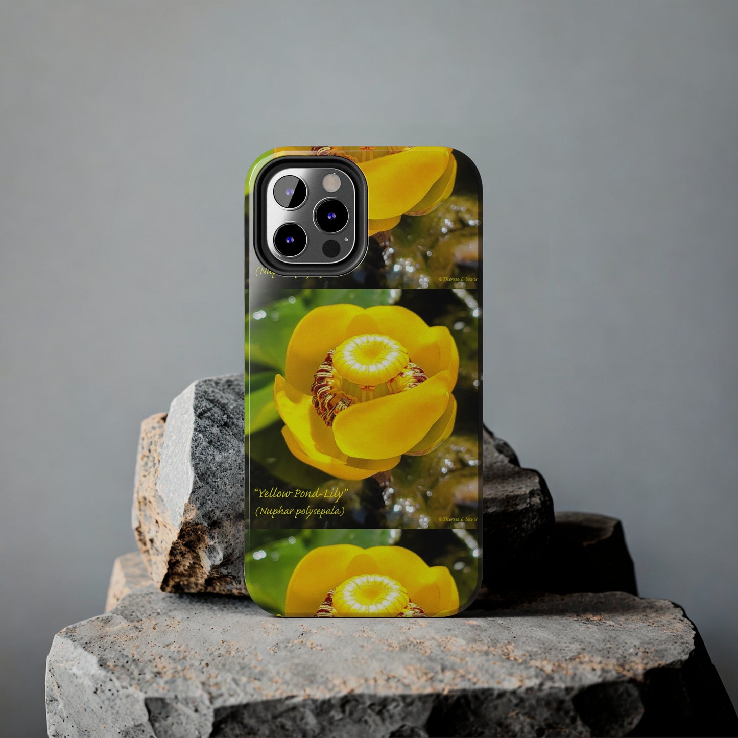 'Pond Lily Serenity' - Tough iPhone Cases (Models 7-15) (PT-00102-02-iP-SP-Bl)