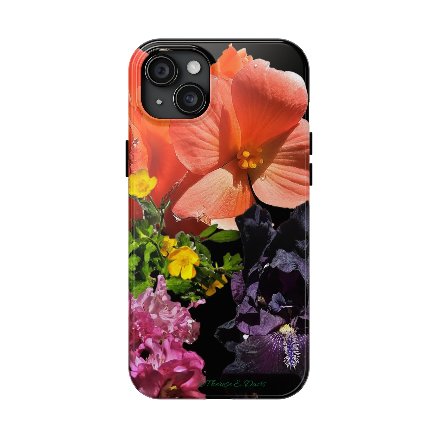 'Floral Armor' - Durable iPhone Cases (Models 13-15)