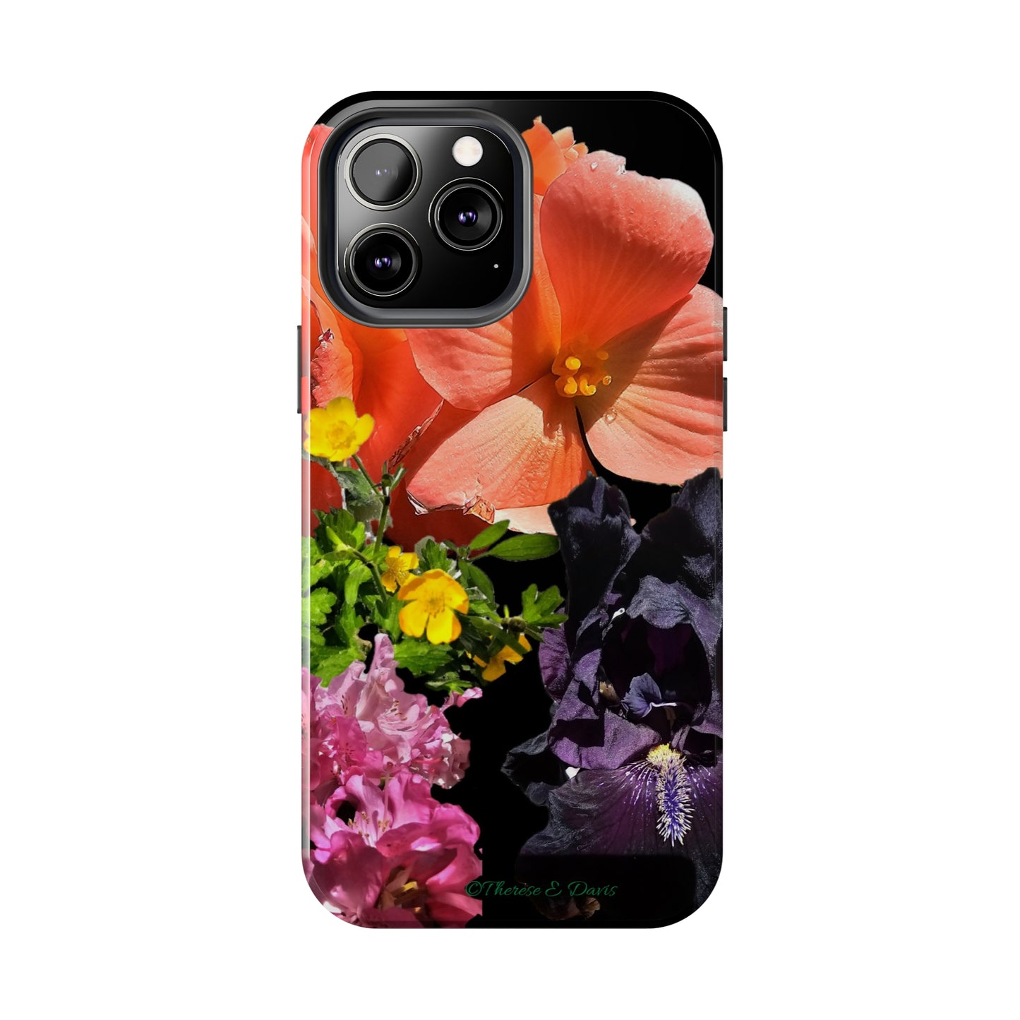 'Floral Armor' - Durable iPhone Cases (Models 13-15)